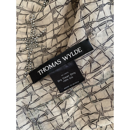 Thomas Wylde Echarpe/Foulard en Soie en Beige