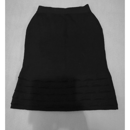 Borbonese Skirt Wool in Black