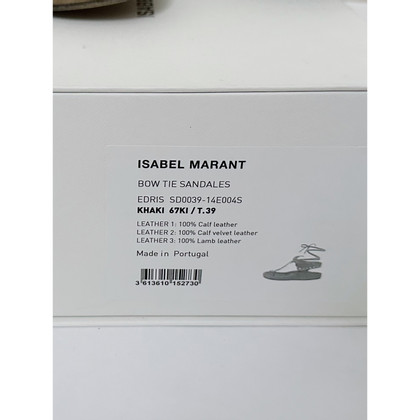 Isabel Marant Sandalen aus Leder in Beige