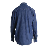 Magda Butrym Top Cotton in Blue