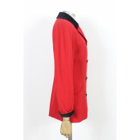 Genny Giacca/Cappotto in Lana in Rosso