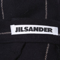 Jil Sander Pantalon avec des rayures blanches