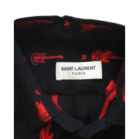 Saint Laurent Top Viscose in Black