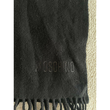 Moschino Scarf/Shawl Wool in Black