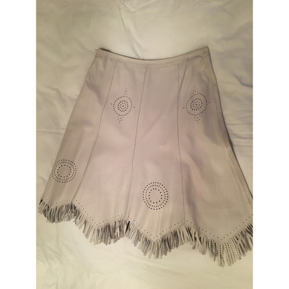 Laurèl Skirt Leather in White