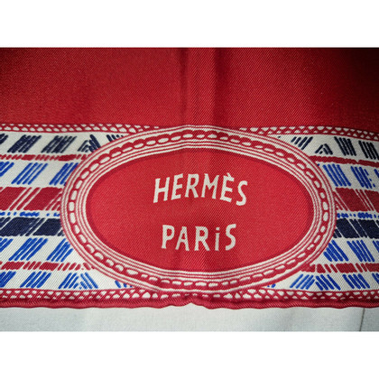 Hermès Carré 90x90 aus Seide in Rot