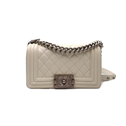 Chanel Boy Bag Leather in White