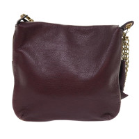 Chloé Shoulder bag Leather in Bordeaux
