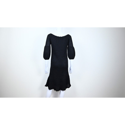 Costume National Kleid aus Wolle in Schwarz
