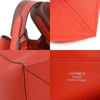 Hermès Licol 17 aus Leder in Rot