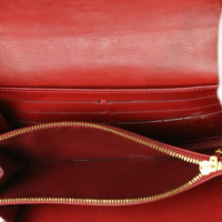 Louis Vuitton Sac Louis in Pelle verniciata in Rosso