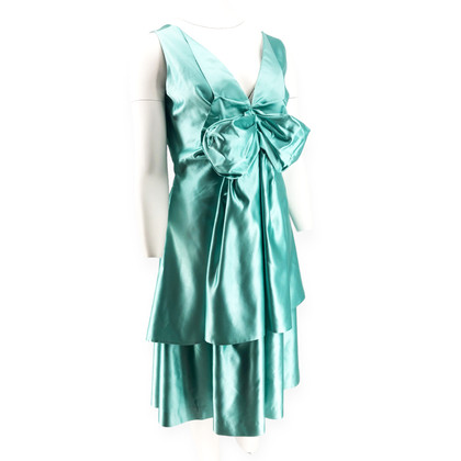 Prada Dress Silk in Turquoise