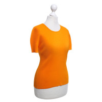 Issey Miyake Plissee-Oberteil in Orange