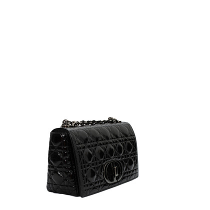 Dior Shoulder bag Patent leather in Black