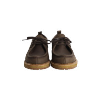 Max Mara Slippers/Ballerinas Leather in Brown