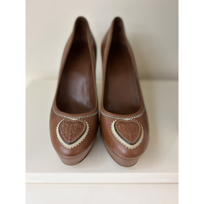 Gucci Sandales en Cuir en Marron