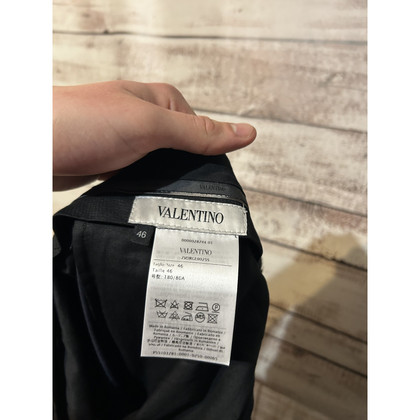 Valentino Garavani Paire de Pantalon en Coton en Noir