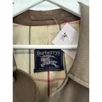 Burberry Jacke/Mantel aus Baumwolle in Braun
