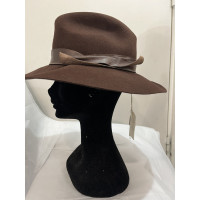 Brunello Cucinelli Hat/Cap Wool in Brown