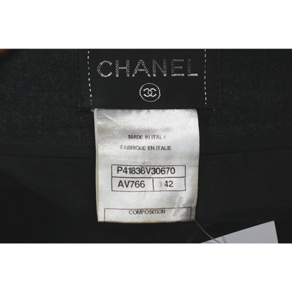 Chanel Skirt Wool in Grey