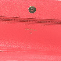 Chanel Wallet on Chain en Cuir en Rouge