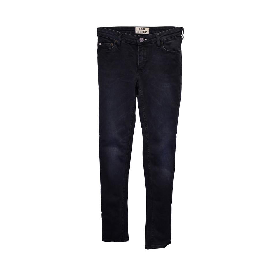 Acne Trousers Cotton in Blue