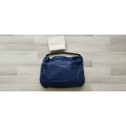 Jimmy Choo Tote Bag aus Leder in Blau