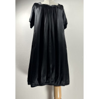Miu Miu Kleid aus Seide in Schwarz