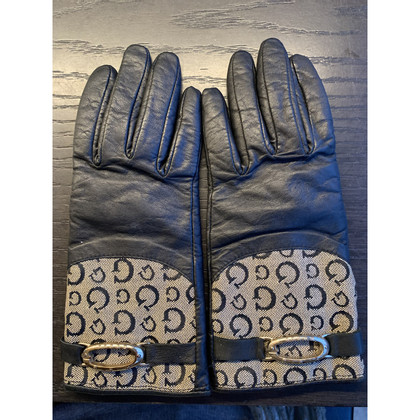 Guess Gloves Leather in Brown