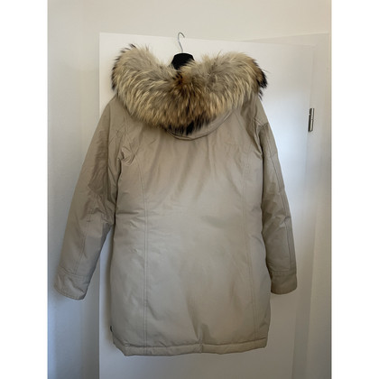Woolrich Jacket/Coat Fur in Beige