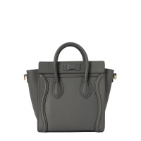 Céline Luggage Nano 20 Leather in Grey