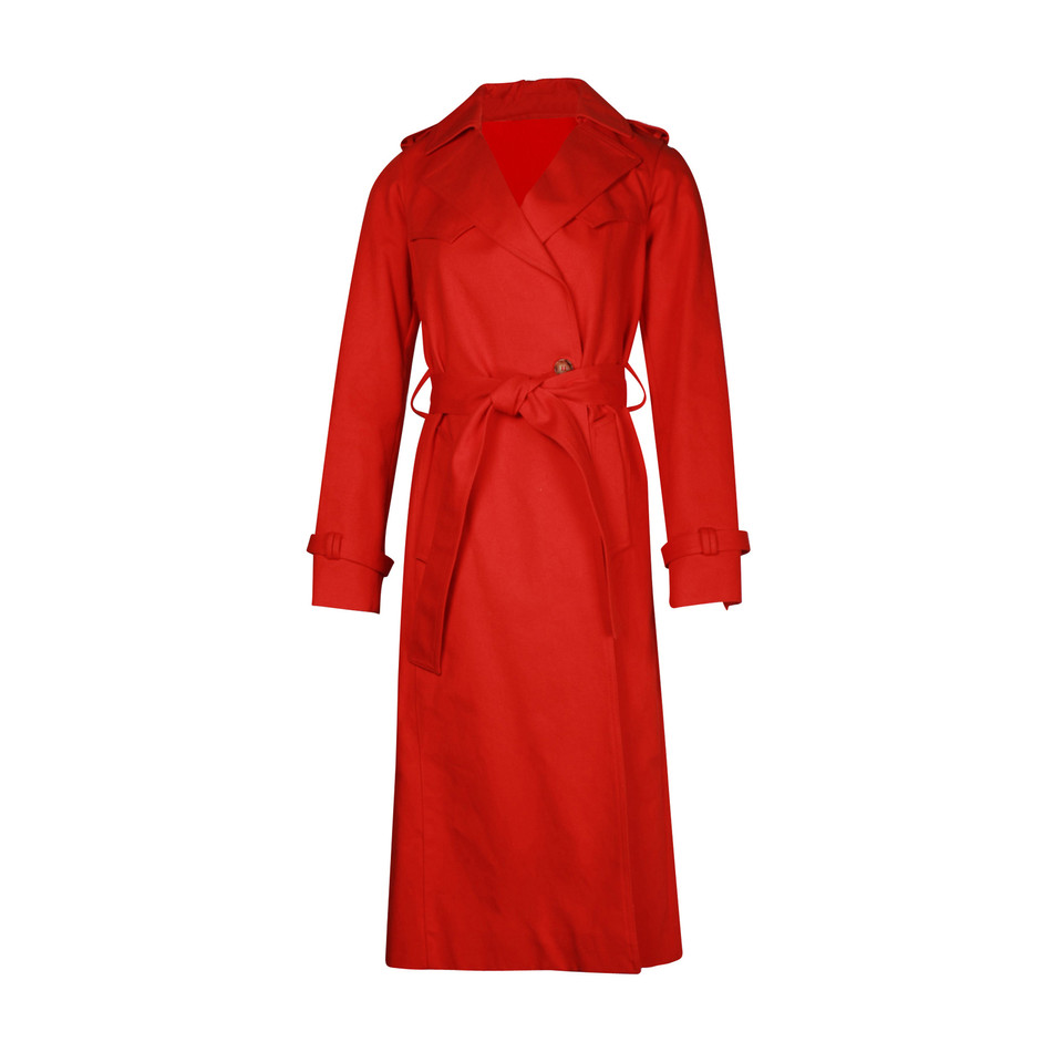 Maje Jacket/Coat Cotton in Red