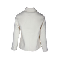 Hermès Giacca/Cappotto in Lana in Bianco