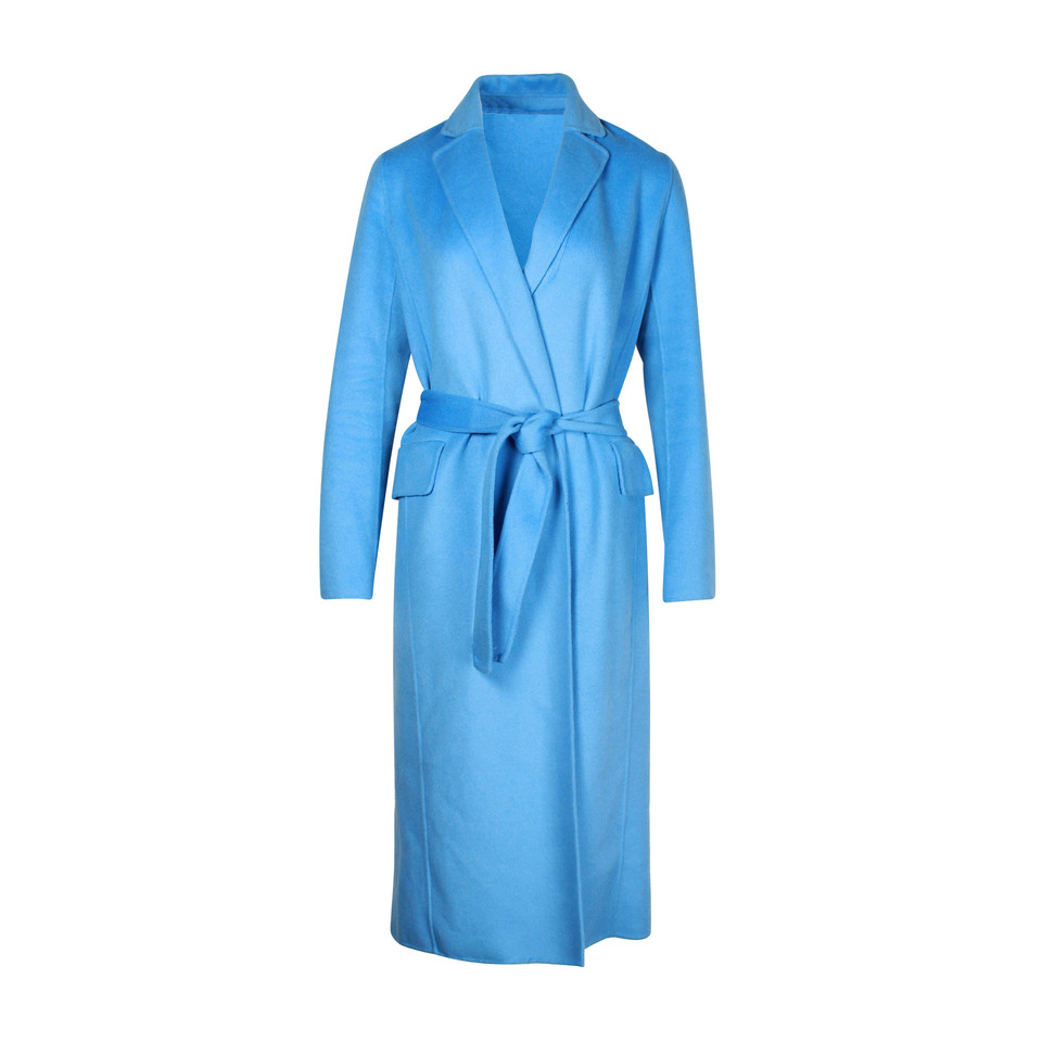 Maje Jacket/Coat Wool in Blue