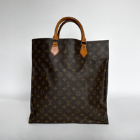 Louis Vuitton Sac Plat Leather in Brown