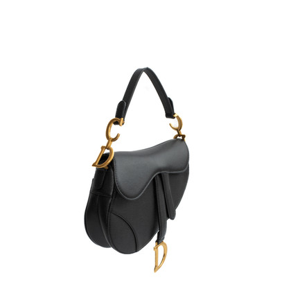 Dior Saddle Bag aus Leder in Schwarz