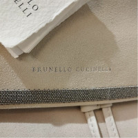 Brunello Cucinelli Sac à dos en Cuir en Blanc