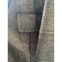 Diane Von Furstenberg Jacke/Mantel aus Wolle in Silbern