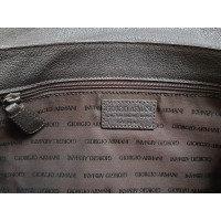 Giorgio Armani Umhängetasche aus Leder in Braun