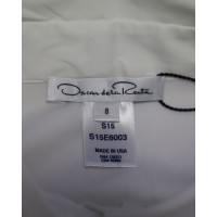 Oscar De La Renta Vestito in Cotone in Bianco