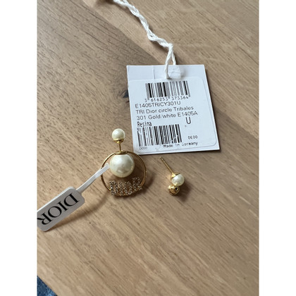 Dior Ohrring aus Perlen in Beige