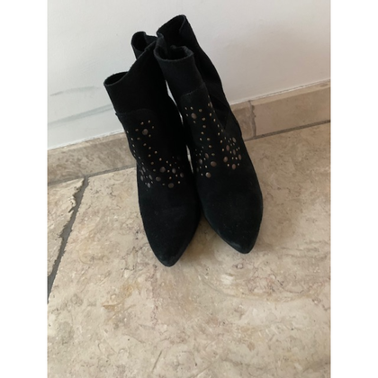 Ikks Ankle boots Suede in Black