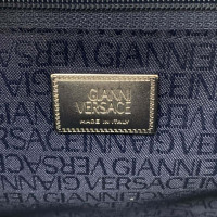 Gianni Versace Shoulder bag Canvas in Blue