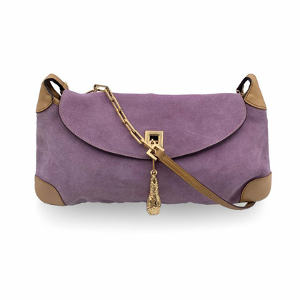 Gucci Umhängetasche aus Wildleder in Violett