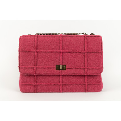 Chanel Handtasche aus Baumwolle in Rosa / Pink