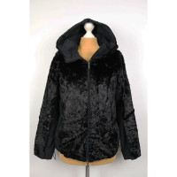 Max Mara Jacket/Coat Viscose in Black