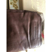 Burberry Gloves Leather in Brown