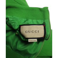 Gucci Kleid aus Wolle in Grün