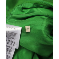 Gucci Kleid aus Wolle in Grün