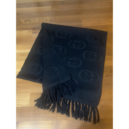 Gucci Echarpe/Foulard en Laine en Noir